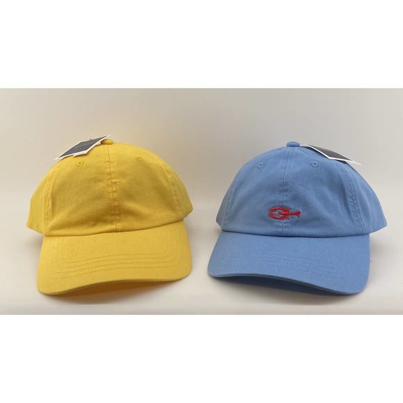 Club Room Other - Club Room Baseball Caps Lot of 2 Yellow and Blue One Size Adjustable Strap NEW
